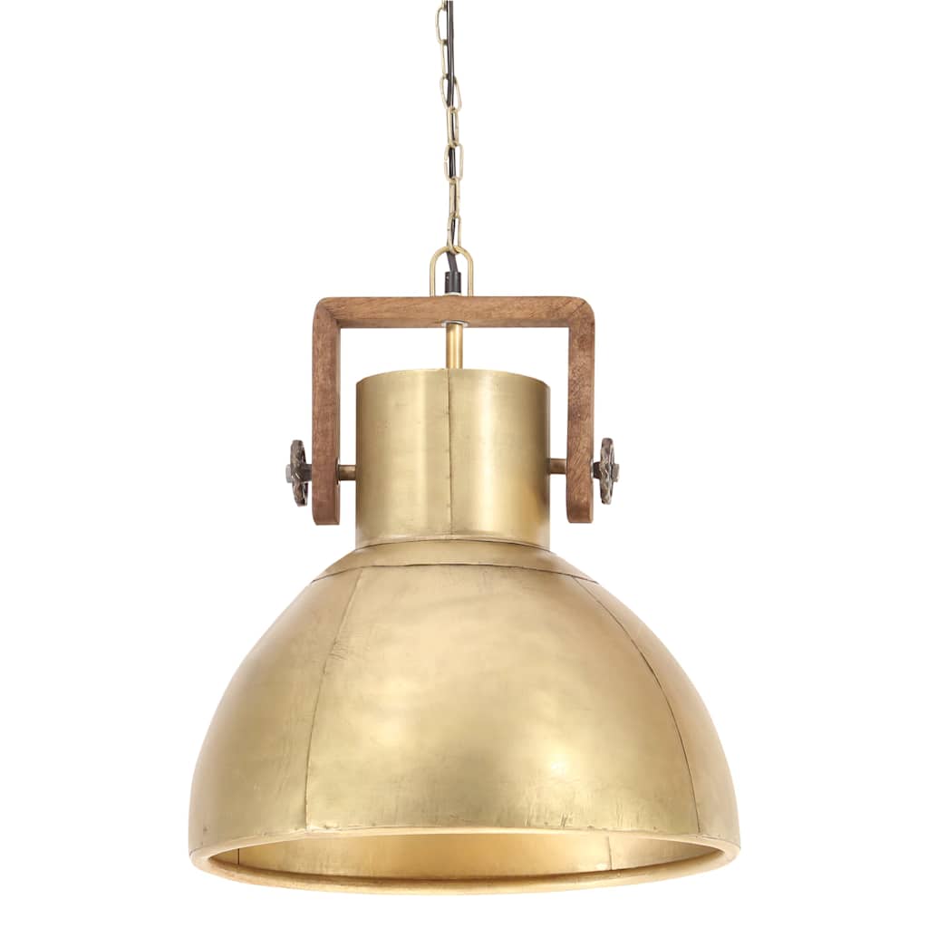 vidaXL Hängelampe Industriestil 25 W Messing Rund 40 cm E27