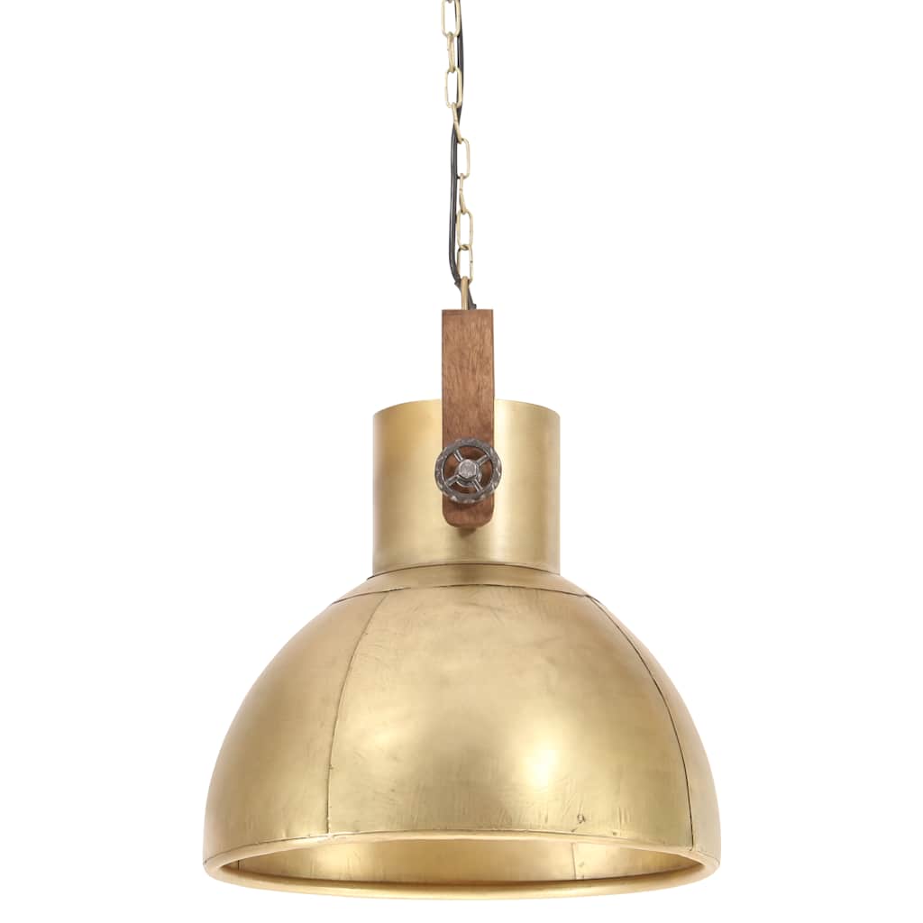 vidaXL Hängelampe Industriestil 25 W Messing Rund 40 cm E27