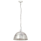 vidaXL Hängelampe Vintage Industriestil 25 W Silbern Rund 41 cm E27