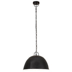 vidaXL Hängelampe Vintage Industriestil 25 W Schwarz Rund 41 cm E27