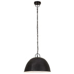 vidaXL Hängelampe Vintage Industriestil 25 W Schwarz Rund 41 cm E27