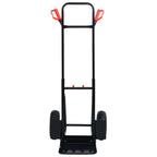 vidaXL Teleskop-Sackkarre 200 kg Schwarz und Rot