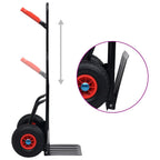 vidaXL Teleskop-Sackkarre 200 kg Schwarz und Rot