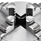 vidaXL 4-Backen-Drehfutter Selbstzentrierend 80 mm Stahl