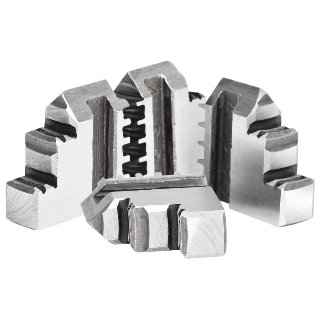 vidaXL 4-Backen-Drehfutter Selbstzentrierend 80 mm Stahl