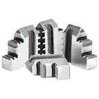 vidaXL 4-Backen-Drehfutter Selbstzentrierend 80 mm Stahl