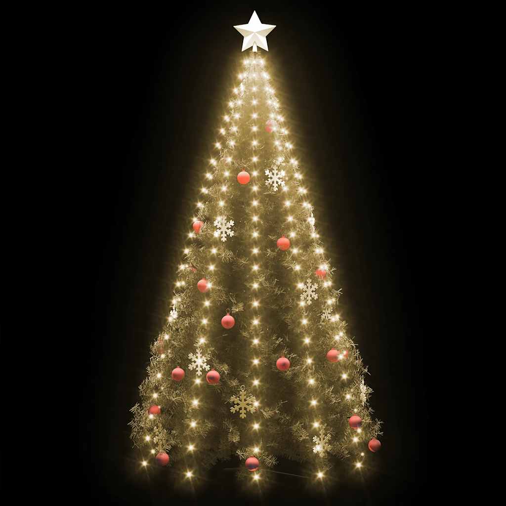 vidaXL Weihnachtsbaum-Lichternetz mit 250 LEDs 250 cm