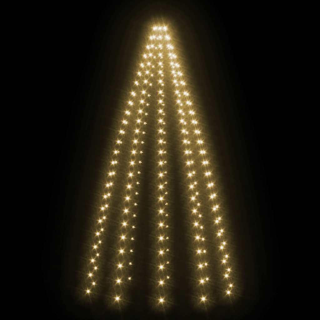 vidaXL Weihnachtsbaum-Lichternetz mit 250 LEDs 250 cm