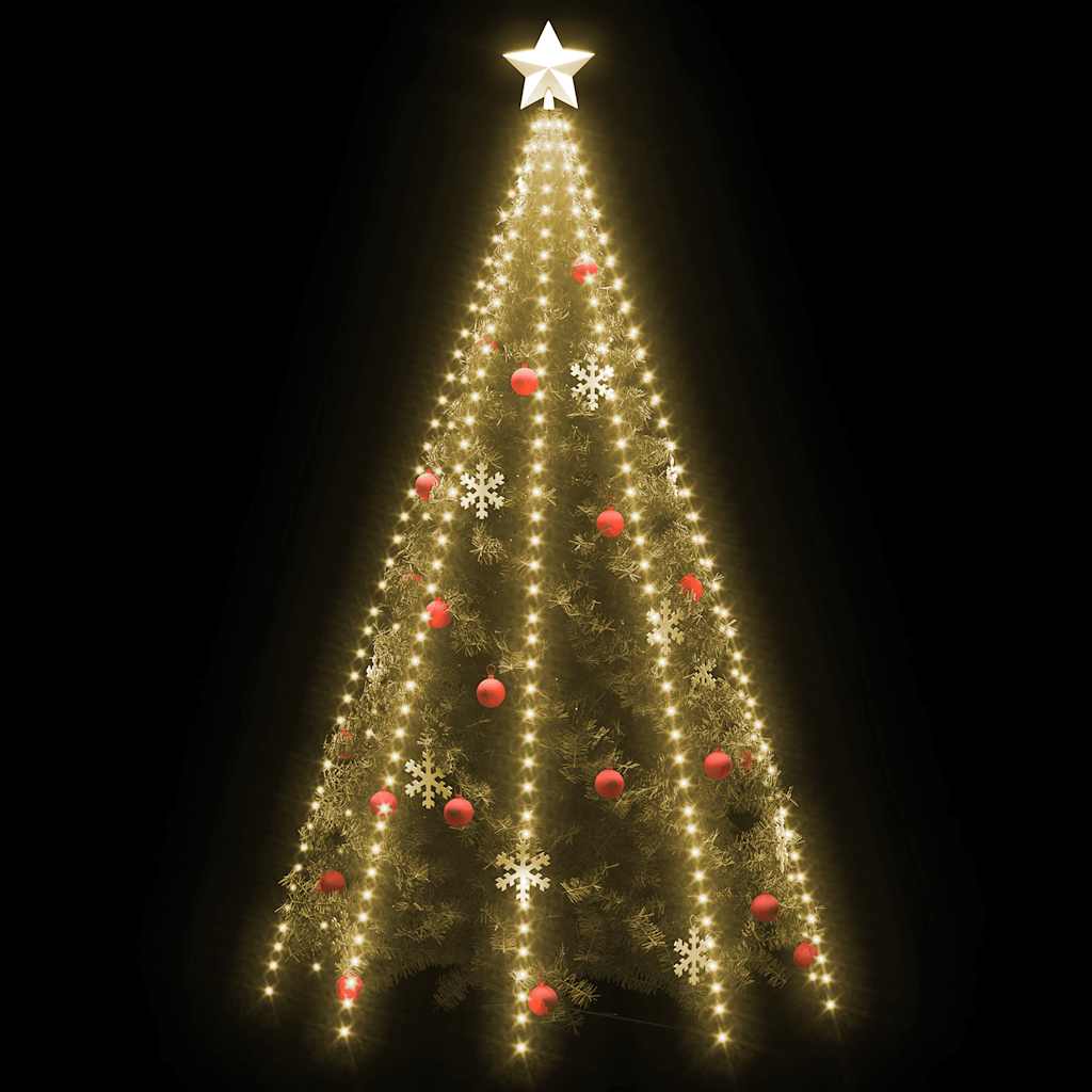 vidaXL Weihnachtsbaum-Lichternetz mit 400 LEDs 400 cm