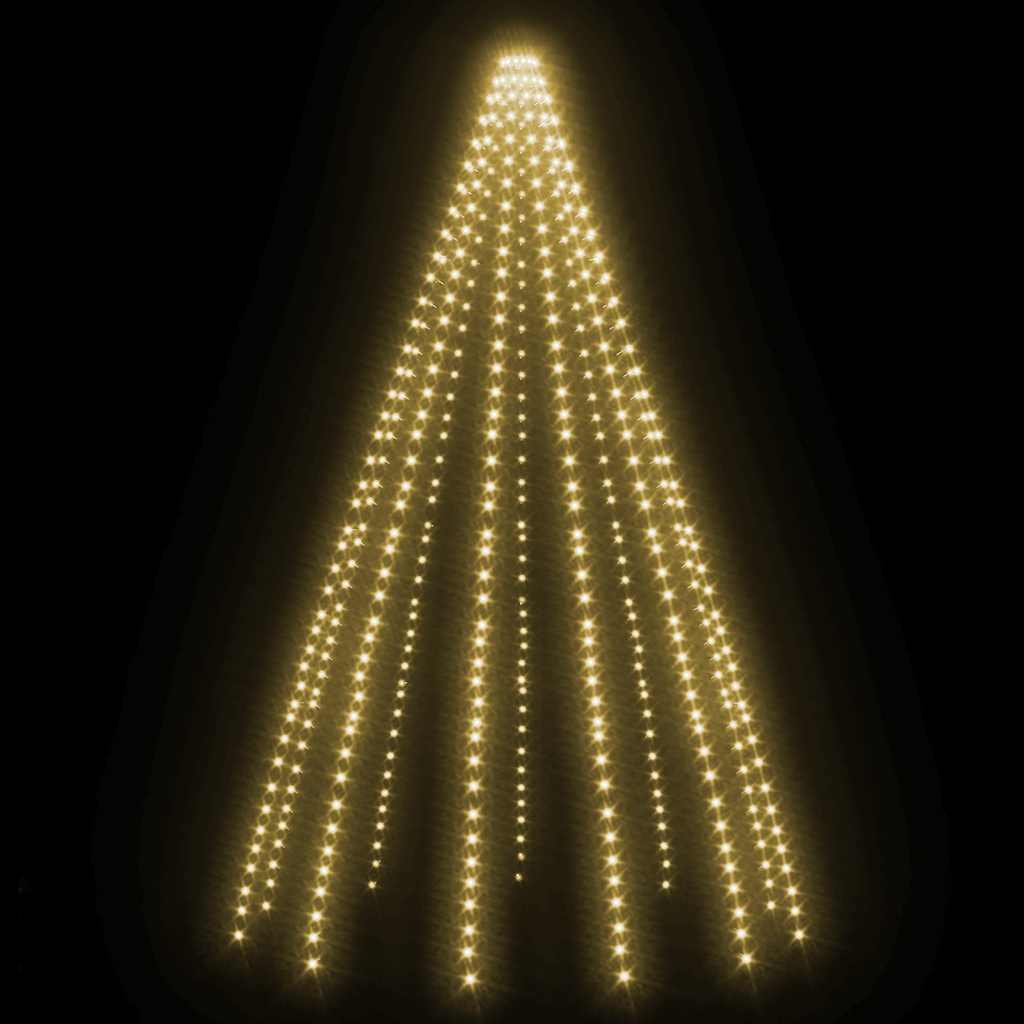 vidaXL Weihnachtsbaum-Lichternetz mit 500 LEDs 500 cm