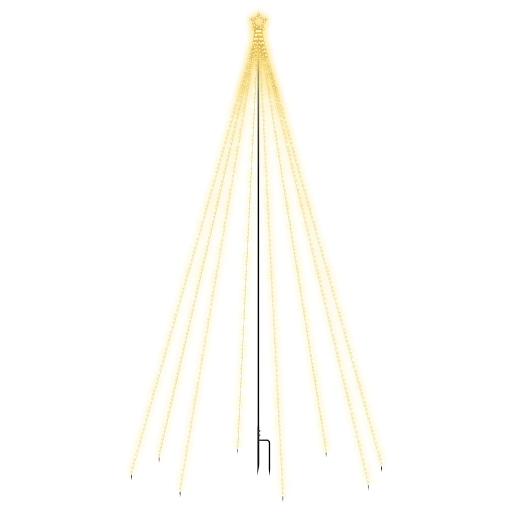 vidaXL LED-Lichterkette Weihnachtsbaum Indoor Outdoor 400 LEDs 2,5 m