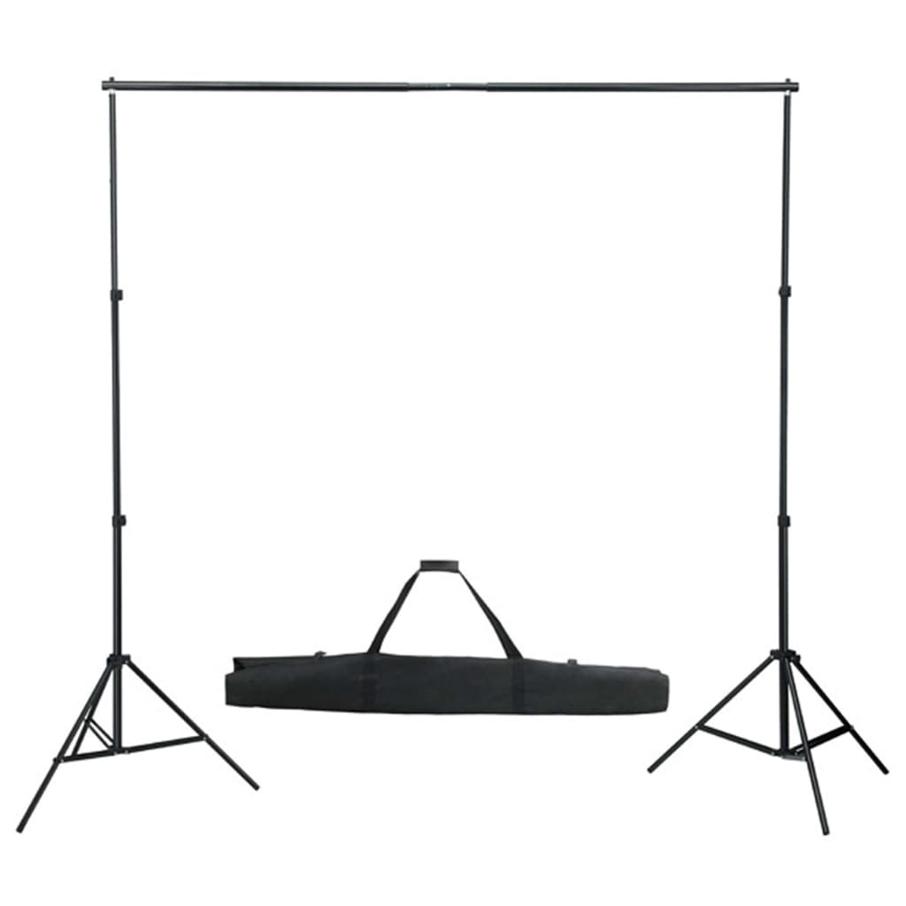 vidaXL Fotostudio-Set mit Lampen-Set und Hintergrund
