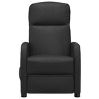 vidaXL Relaxsessel Schwarz Kunstleder