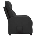 vidaXL Relaxsessel Schwarz Kunstleder