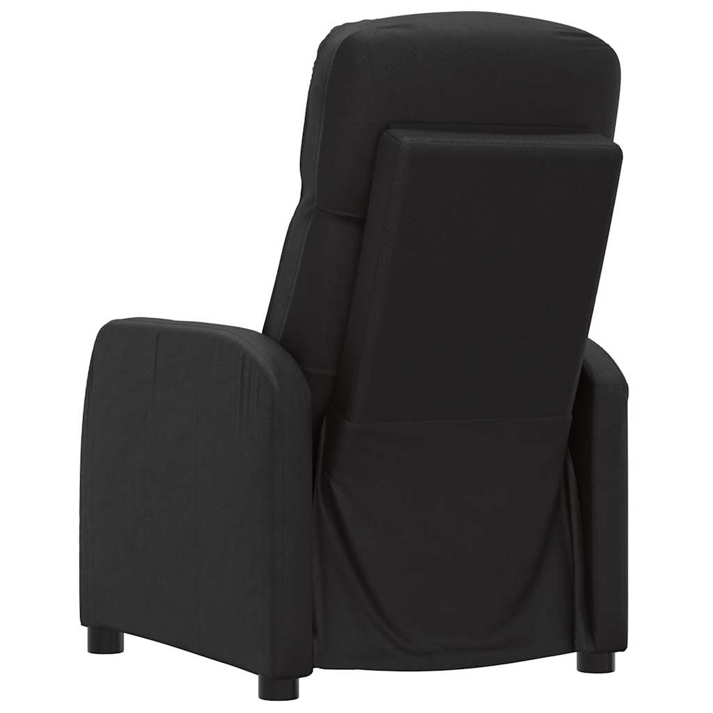 vidaXL Relaxsessel Schwarz Kunstleder