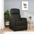 vidaXL Relaxsessel Schwarz Kunstleder