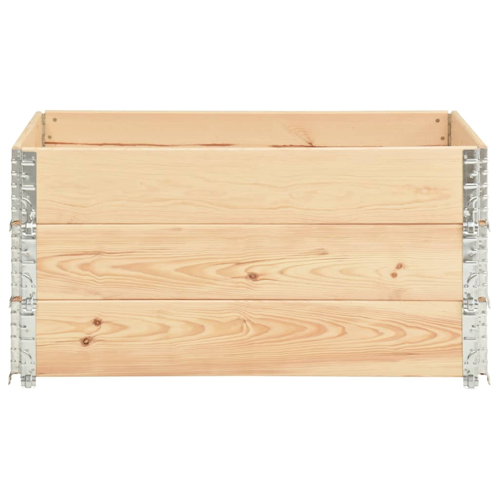 vidaXL Hochbeete 3 Stk. Kiefer Massivholz