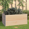 vidaXL Hochbeete 3 Stk. Kiefer Massivholz
