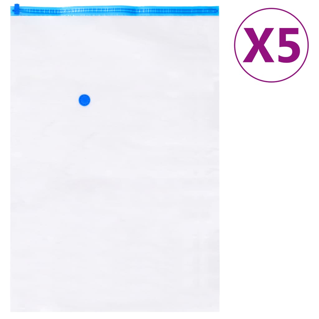 vidaXL Vakuumbeutel Aufbewahrungsbeutel 2 Größen 10 Stk.