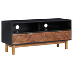 vidaXL TV-Schrank Akazie Massivholz und MDF
