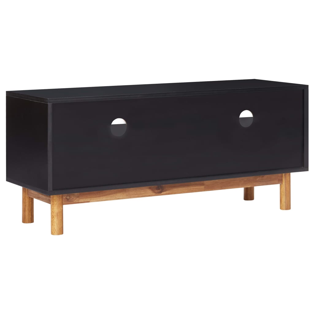 vidaXL TV-Schrank Akazie Massivholz und MDF