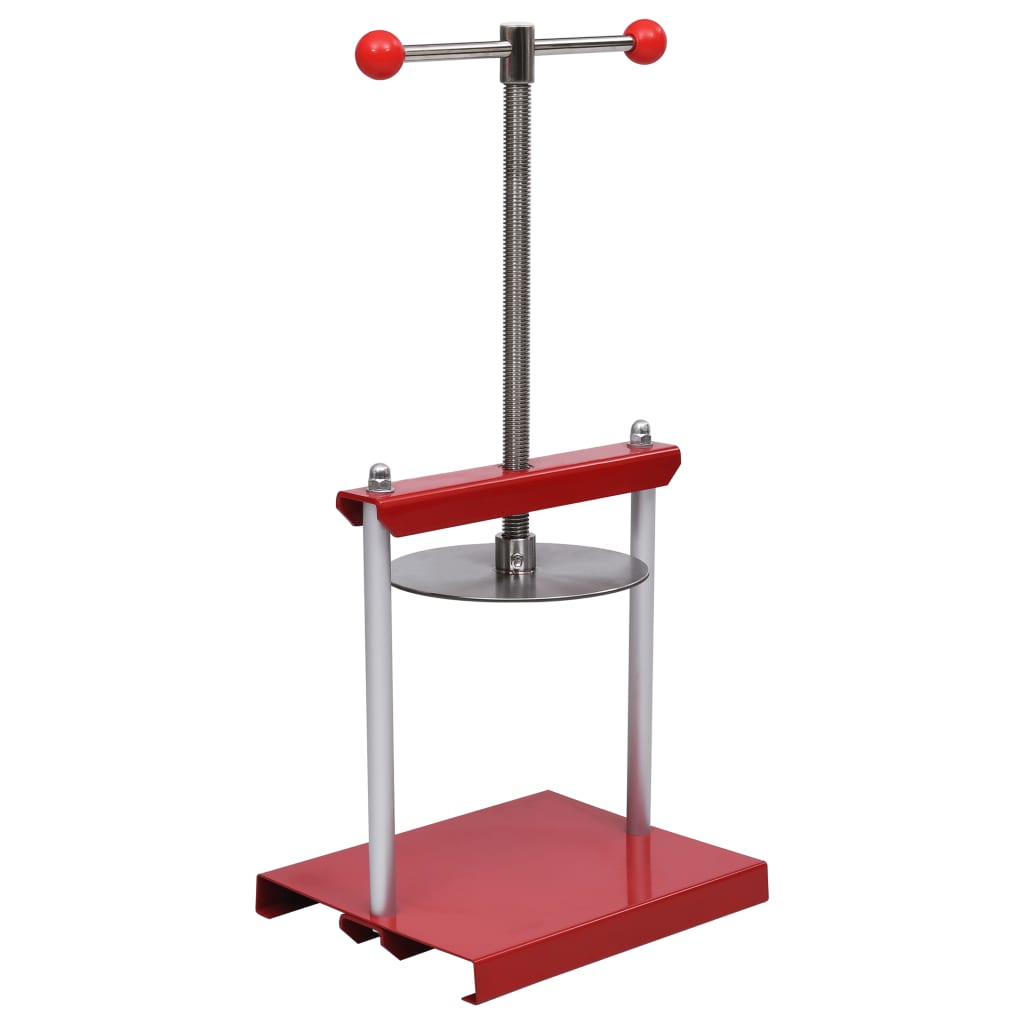 vidaXL Obst- und Weinpresse Edelstahl 6 L