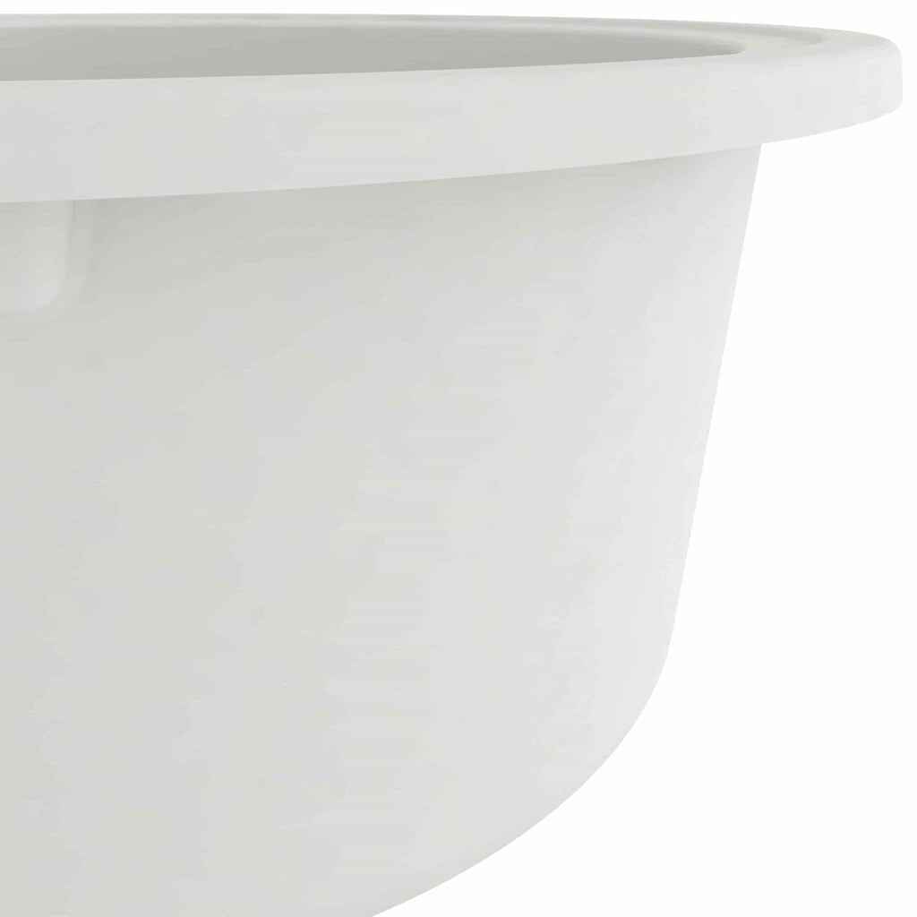 vidaXL Küchenspüle Weiß 78 x 47 x 20,5 cm Granit