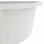 vidaXL Küchenspüle Weiß 78 x 47 x 20,5 cm Granit