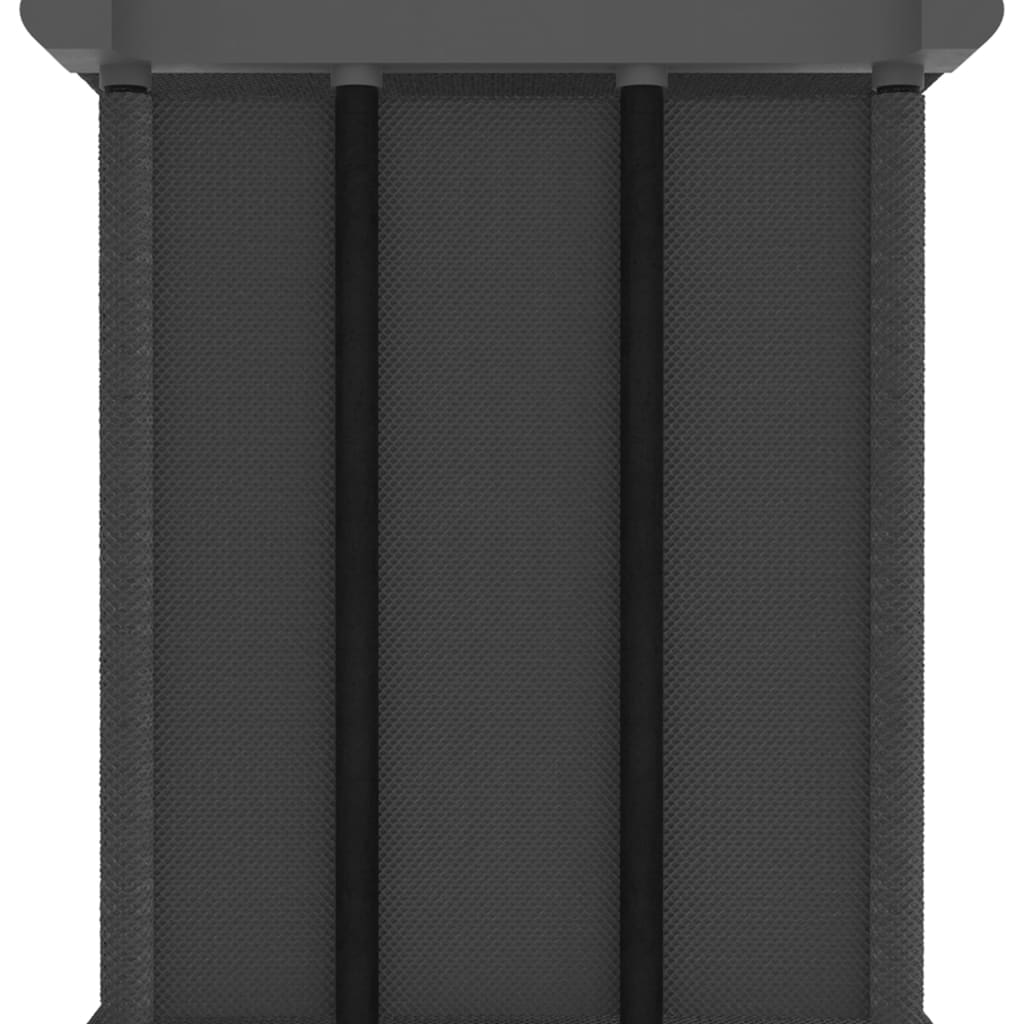 vidaXL Würfel-Regal 5 Fächer Grau 103x30x72,5 cm Stoff