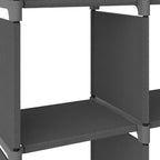 vidaXL Würfel-Regal 5 Fächer Grau 103x30x72,5 cm Stoff