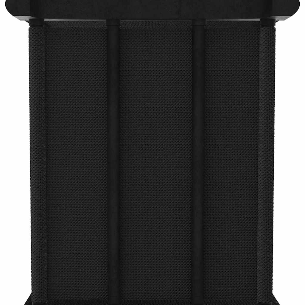 vidaXL Würfel-Regal mit Boxen 15 Fächer Schwarz 103x30x175,5 cm Stoff
