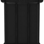 vidaXL Würfel-Regal mit Boxen 15 Fächer Schwarz 103x30x175,5 cm Stoff
