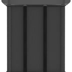 vidaXL Würfelregal mit 15 Boxen Grau 103x30x175,5 cm Stoff