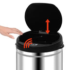 vidaXL Automatischer Sensor-Mülleimer 30 L Edelstahl