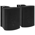 vidaXL Wandlautsprecher Stereo 2 Stk. Schwarz Indoor Outdoor 100 W