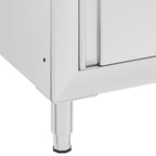 vidaXL Gastro-Spülenunterschrank 60x60x96 cm Edelstahl