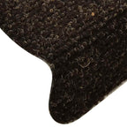 vidaXL Stufenmatten Selbstklebend 15 Stk. 65x21x4 cm Dunkelbraun Halbrund Groß