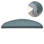 vidaXL Stufenmatten 15 Stk. 56x17x3 cm Seeblau Halbrund