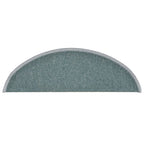vidaXL Stufenmatten 15 Stk. 56x17x3 cm Seeblau Halbrund