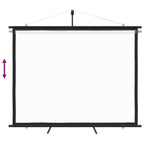vidaXL Beamer-Leinwand mit Stativ 84" 4:3