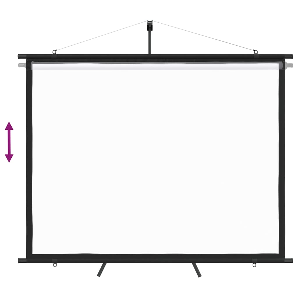 vidaXL Beamer-Leinwand mit Stativ 84" 4:3