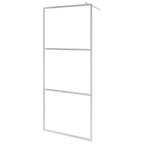 vidaXL Duschwand für Begehbare Dusche mit Klarem ESG-Glas 80x195 cm