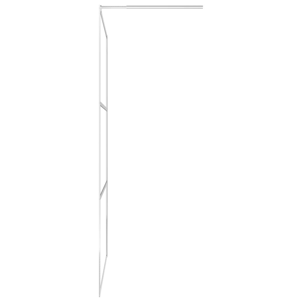 vidaXL Duschwand für Begehbare Dusche mit Klarem ESG-Glas 80x195 cm