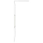 vidaXL Duschwand für Begehbare Dusche ESG-Glas Steindesign 80x195 cm