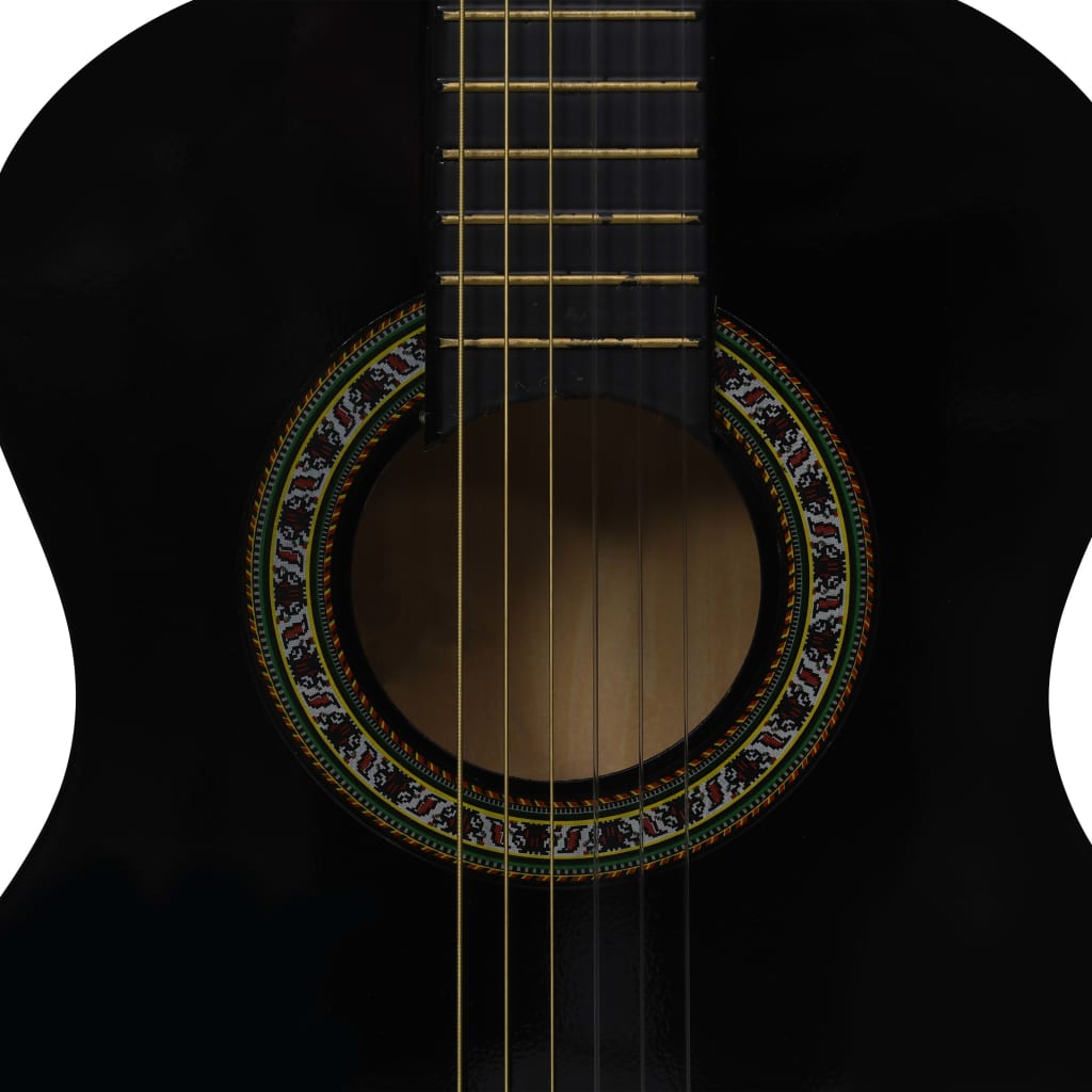 vidaXL Klassikgitarre für Anfänger Kinder mit Tasche Schwarz 1/2 34"