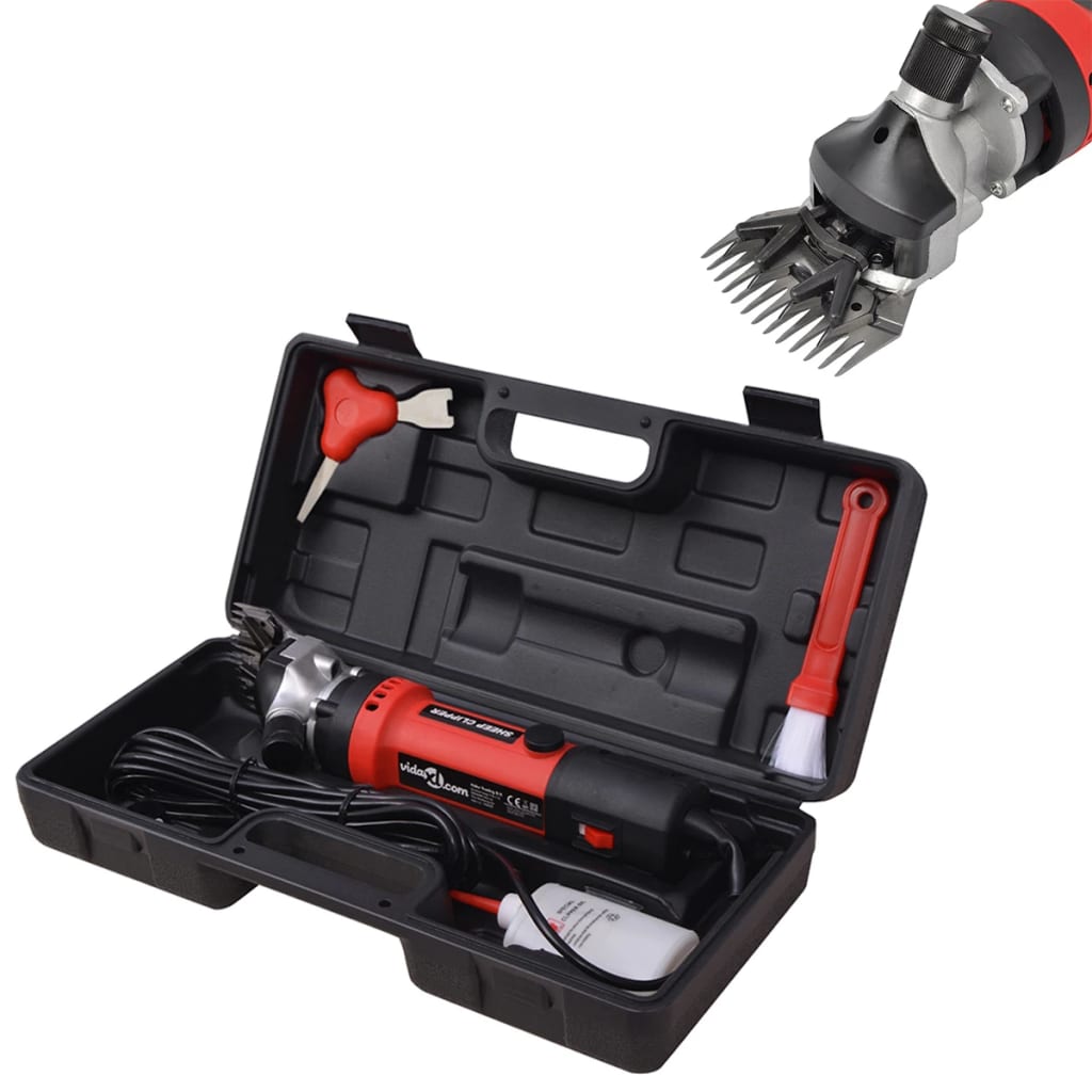 vidaXL 7-tlg. Schafschermaschine-Set 550 W