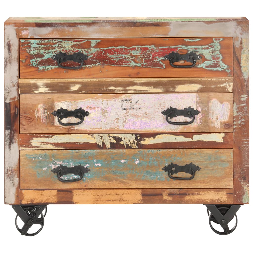 vidaXL Sideboard 80 x 30 x 70 cm Recyceltes Massivholz