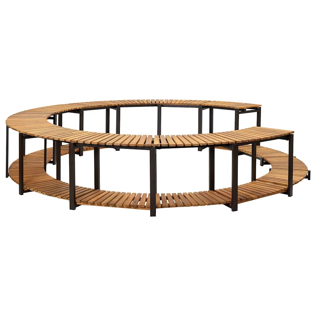 vidaXL Whirlpool-Verkleidung 273x53 cm Akazie Massivholz