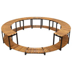 vidaXL Whirlpool-Verkleidung 273x53 cm Akazie Massivholz