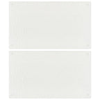 vidaXL Schneidebretter 2 Stk. Transparent Blasenmuster Hartglas